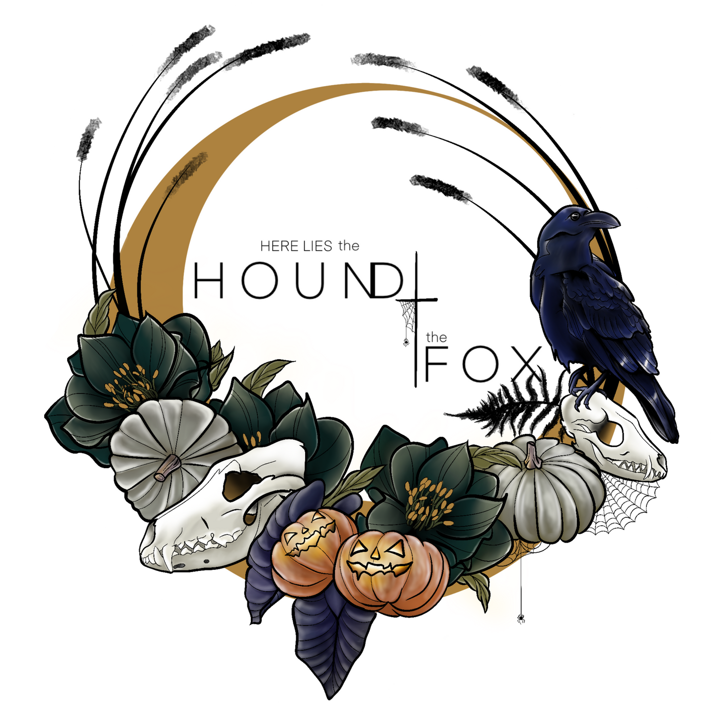 Haunted H+F Sticker