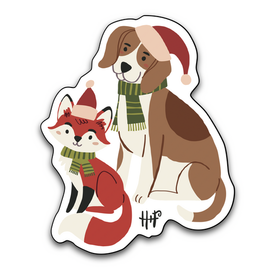 Holiday H+F Sticker!